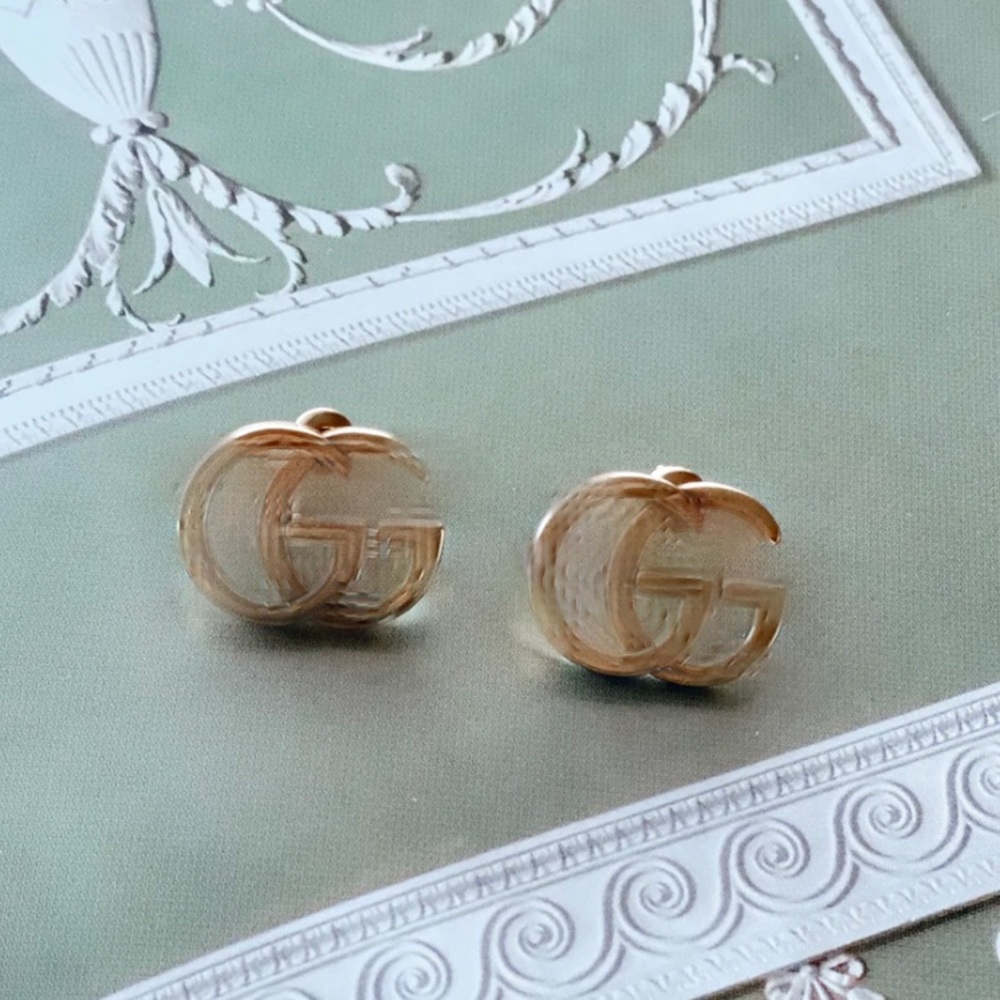 G•G gold earrings